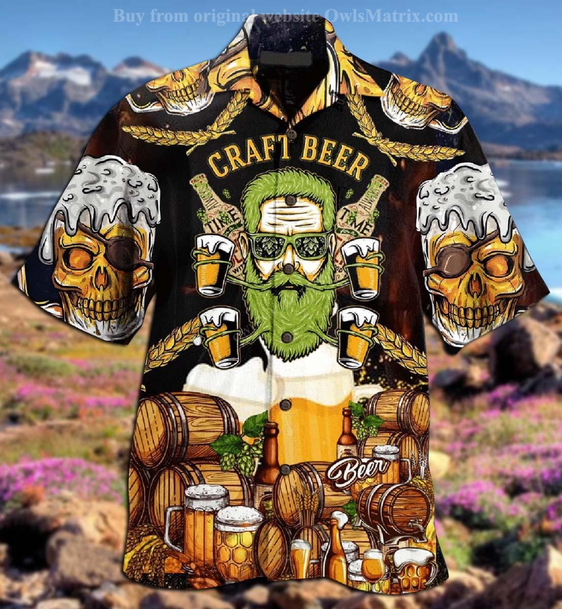 Skull Craft Beer Limited - Hawaiian Shirt{Size}