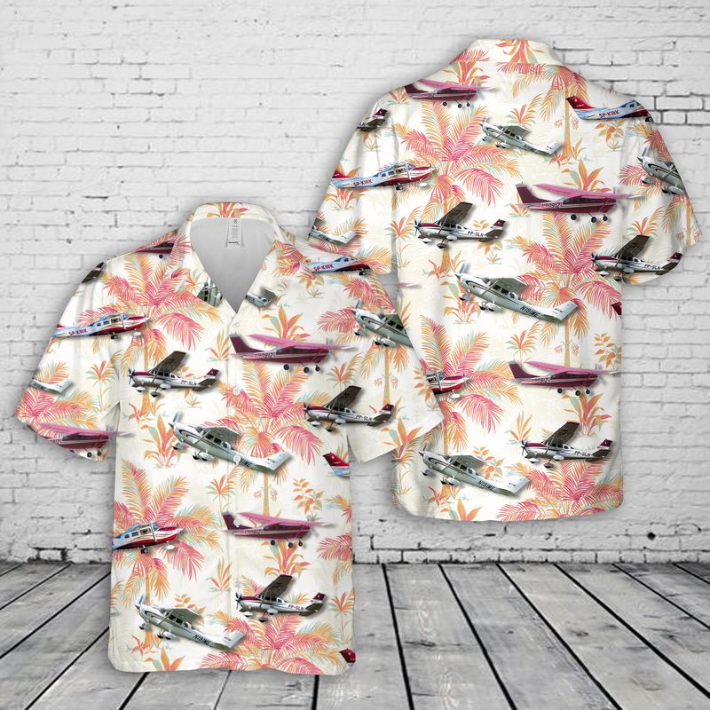 US Cessna Skyhawk Hawaiian Shirt{Size}