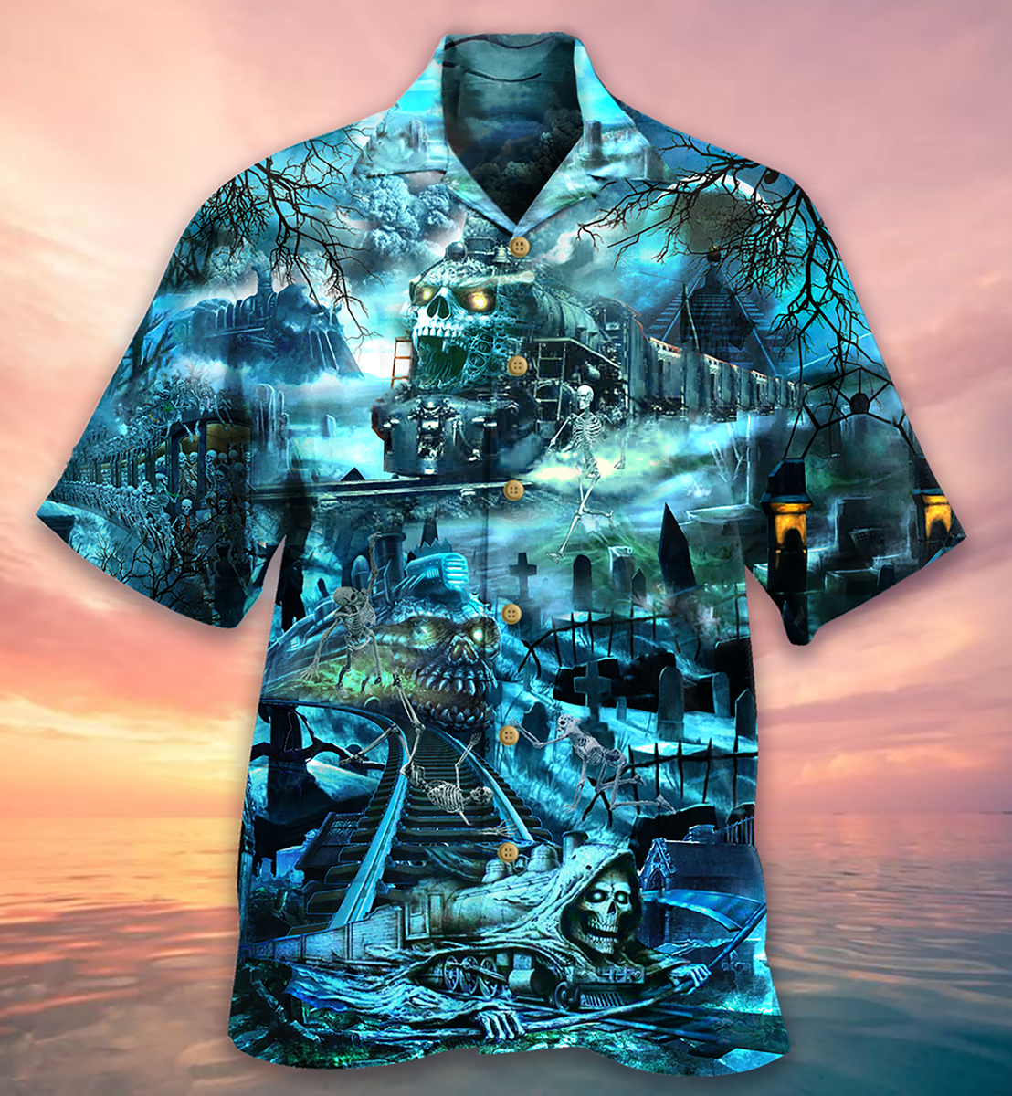 Train Ghost - Hawaiian Shirt{Size}