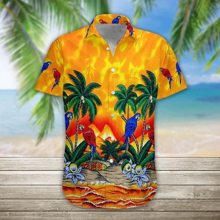 Shop Parrot Hawaiian Shirt{Size}