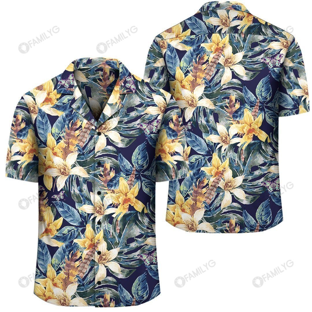 Vintage Floral Hawaiian Shirt â AH â J1{Size}