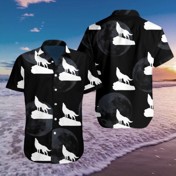 Wolf Hawaiian Shirt{Size}