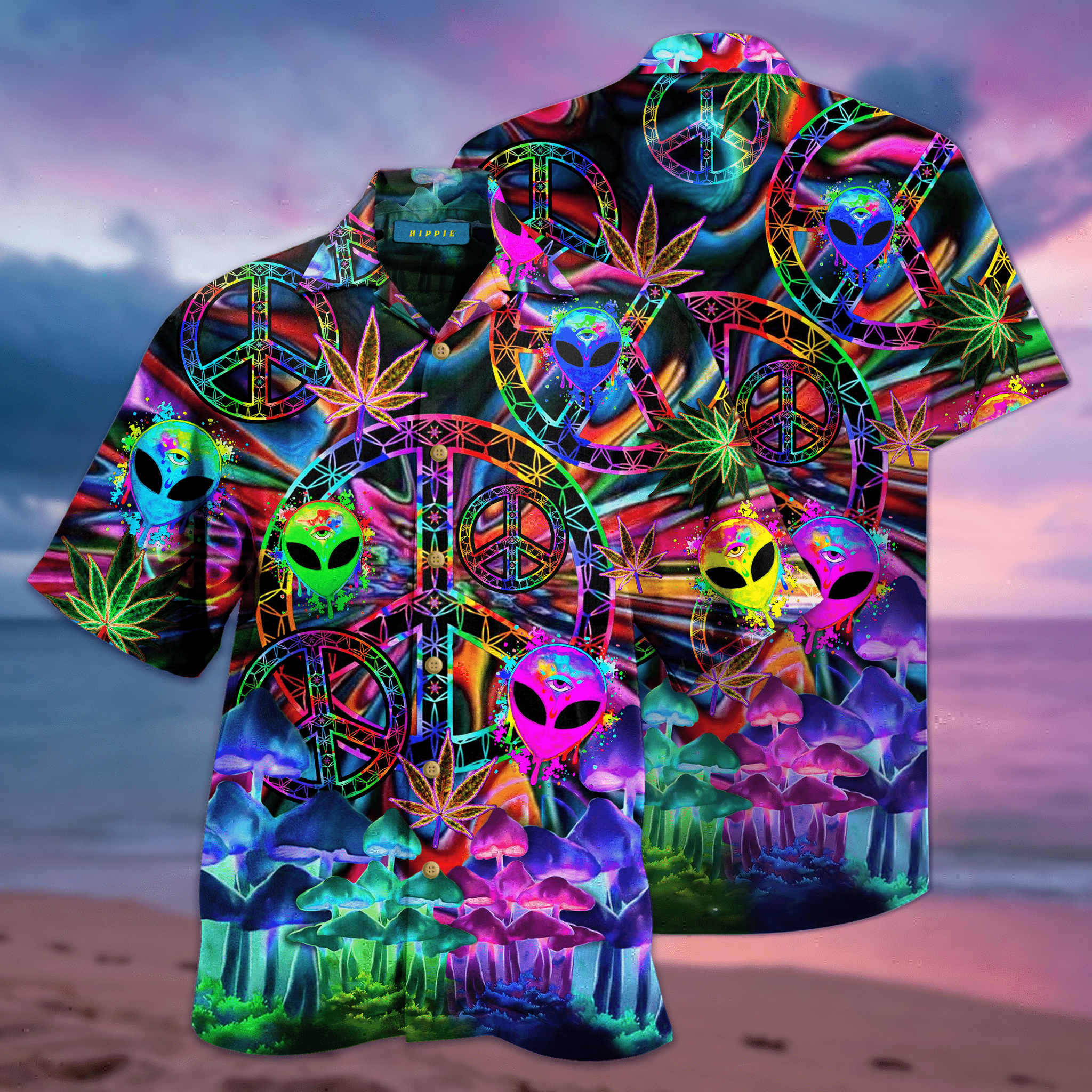 Stay Trippy Little Hippie Hawaiian Shirt{Size}