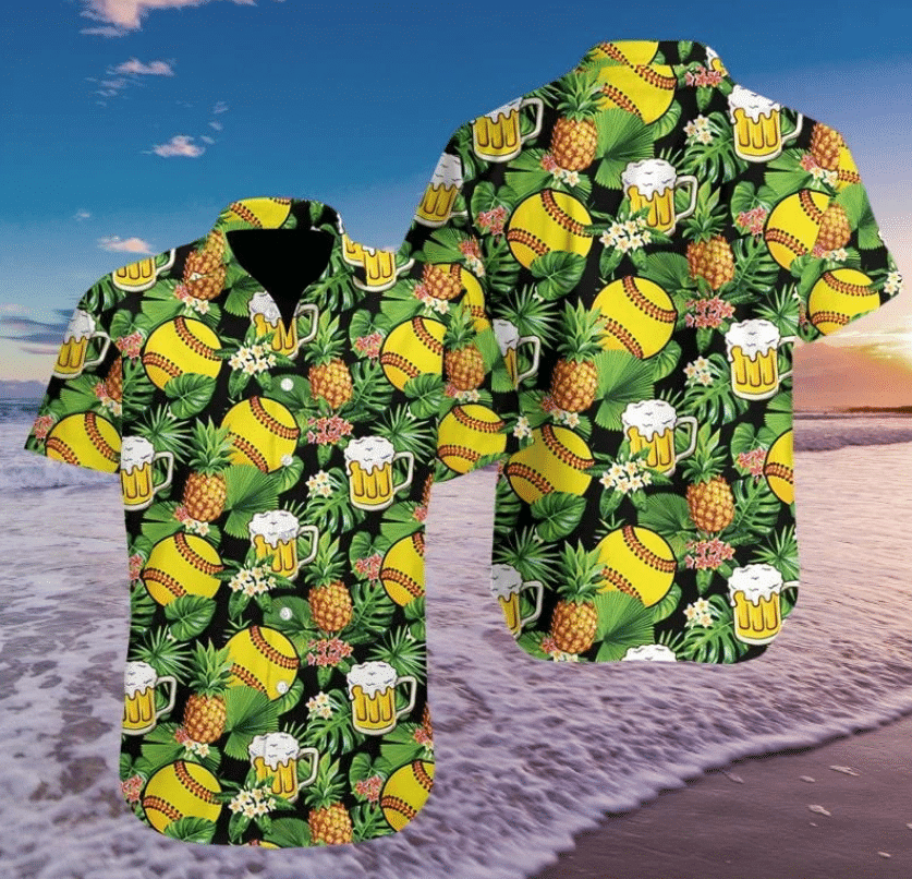 Tennis And Beer Hawaiian Shirt{Size}