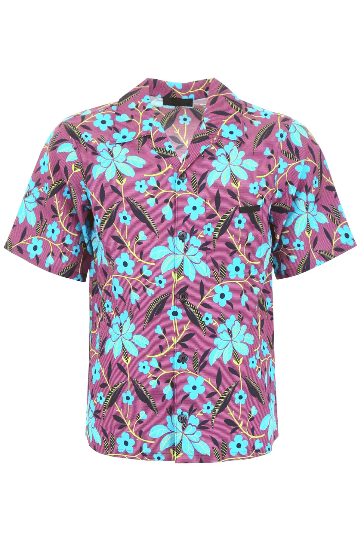 Tropical Flowers Hawaiian Shirt{Size}