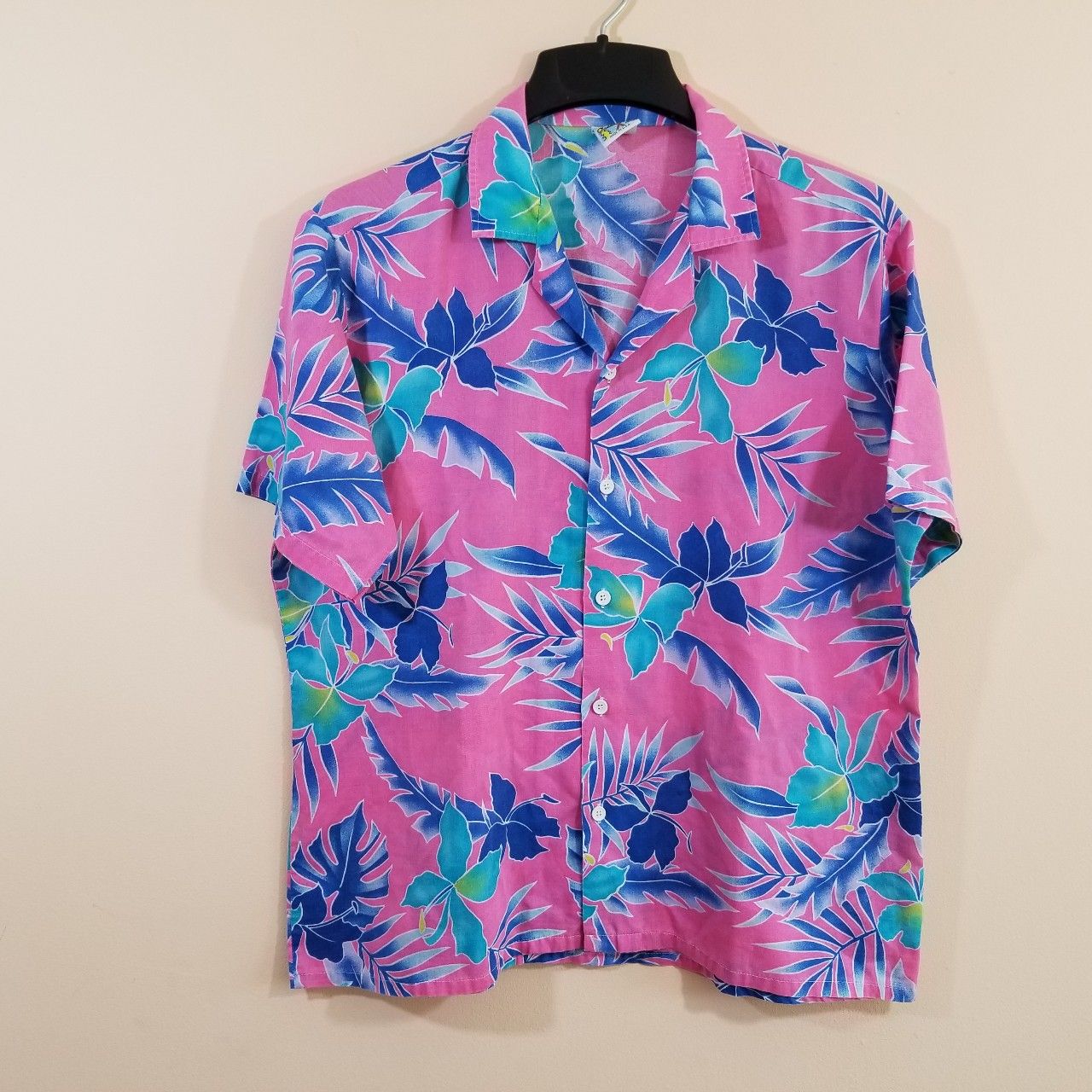 Vintage 80S Floral Hawaiian Shirt{Size}