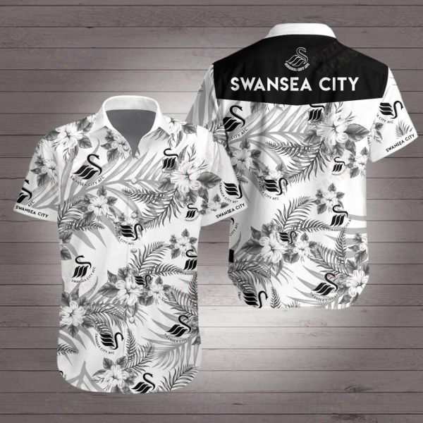 Swansea City Hawaiian Shirt{Size}