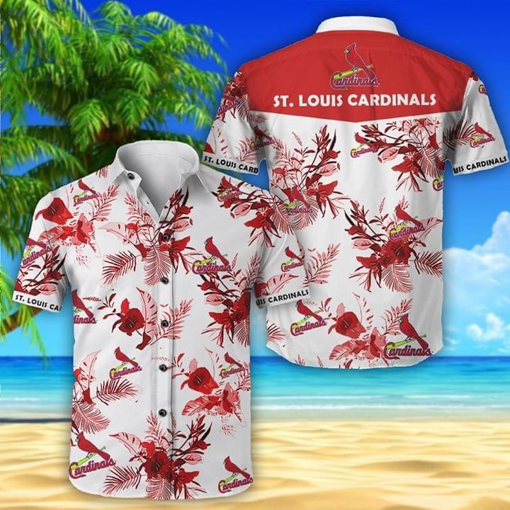 St louis cardinals tropical style for fan 3d printed hawaii shirt 3D Hoodie Sweater Tshirt{Size}