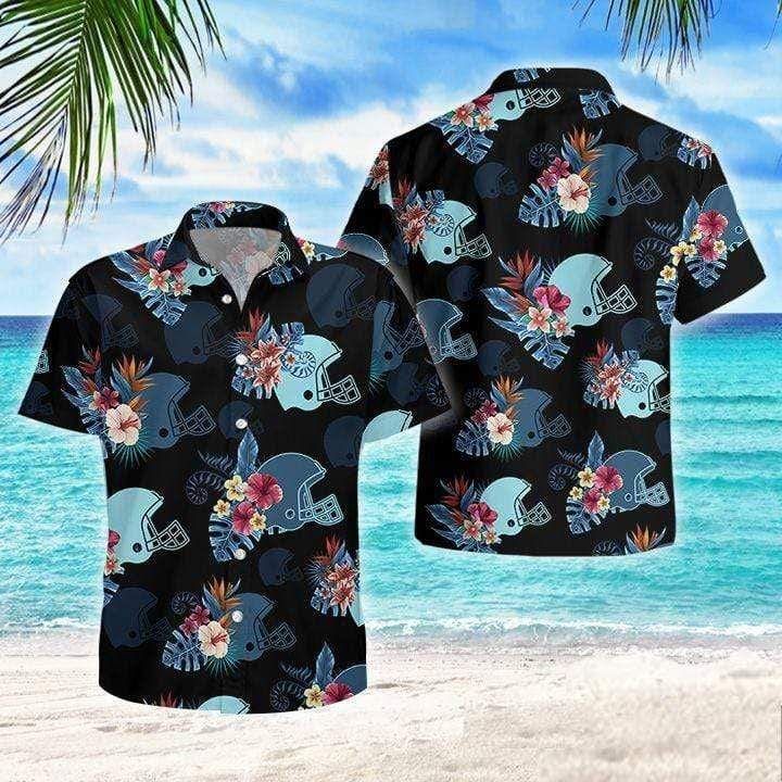 So Cool Football Summer Vibe Tropical Hawaiian Aloha Shirts{Size}