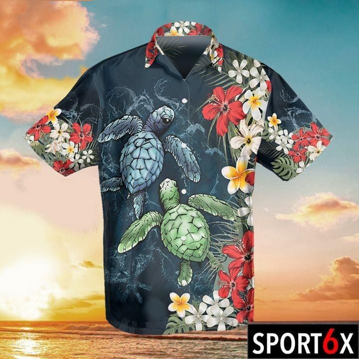 Turtles Hawaiian Shirt 3D T Shirt Hoodie Sweater{Size}