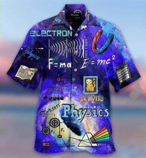 Shop Hawaiian Aloha Shirts Awesome Physics{Size}