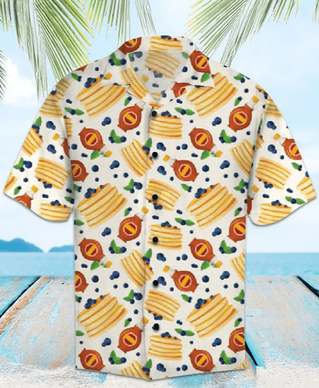 Shop Sweet Sandwich Blueberry Hawaiian Unisex Aloha Shirts H{Size}