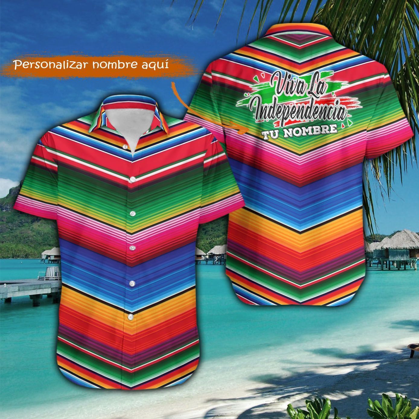 Shop Mexico Hawaiian Shirts - Lk285{Size}