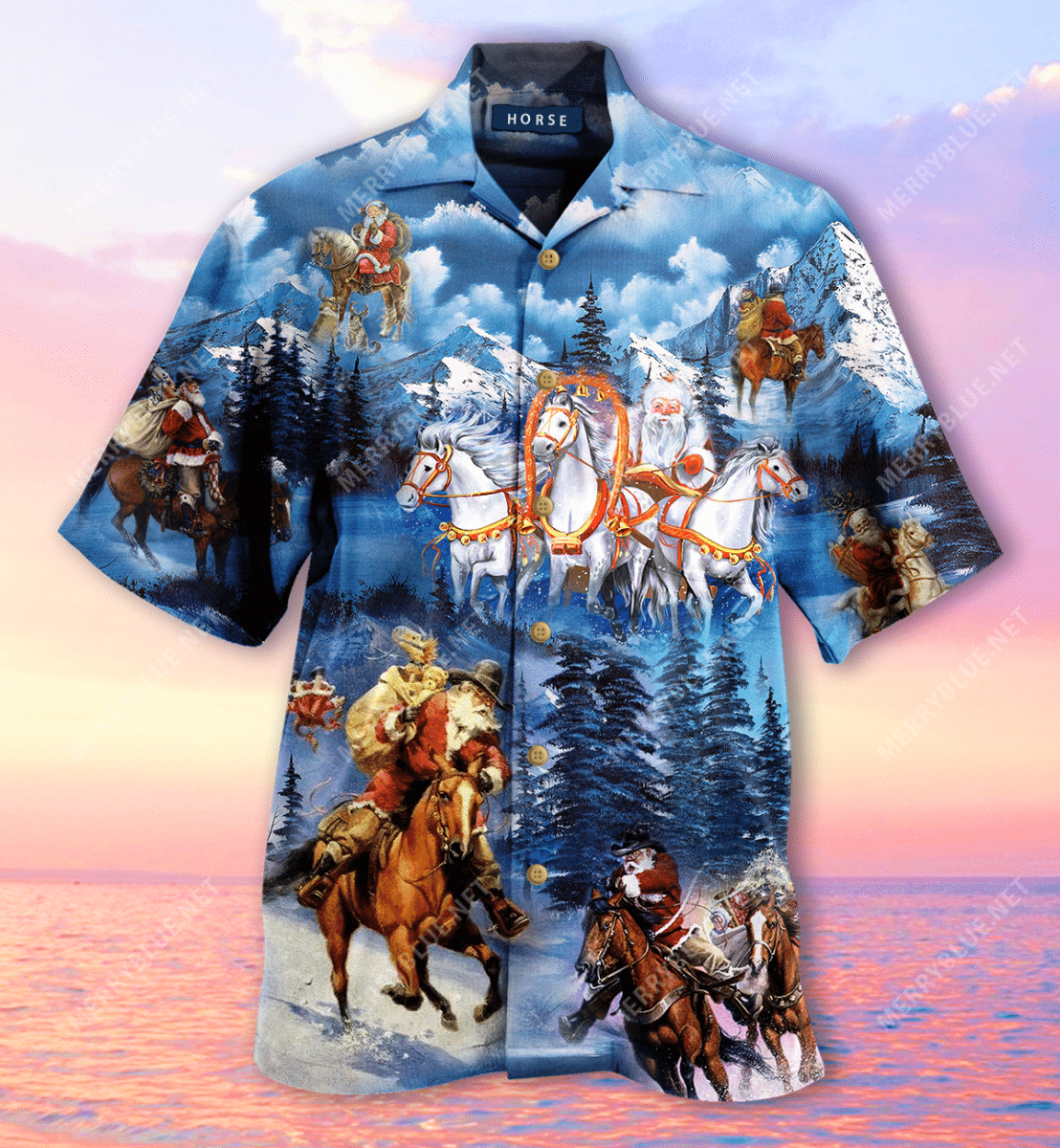 Shop Horses Are A Great Choice Unisex Hawaiian Shirt{Size}