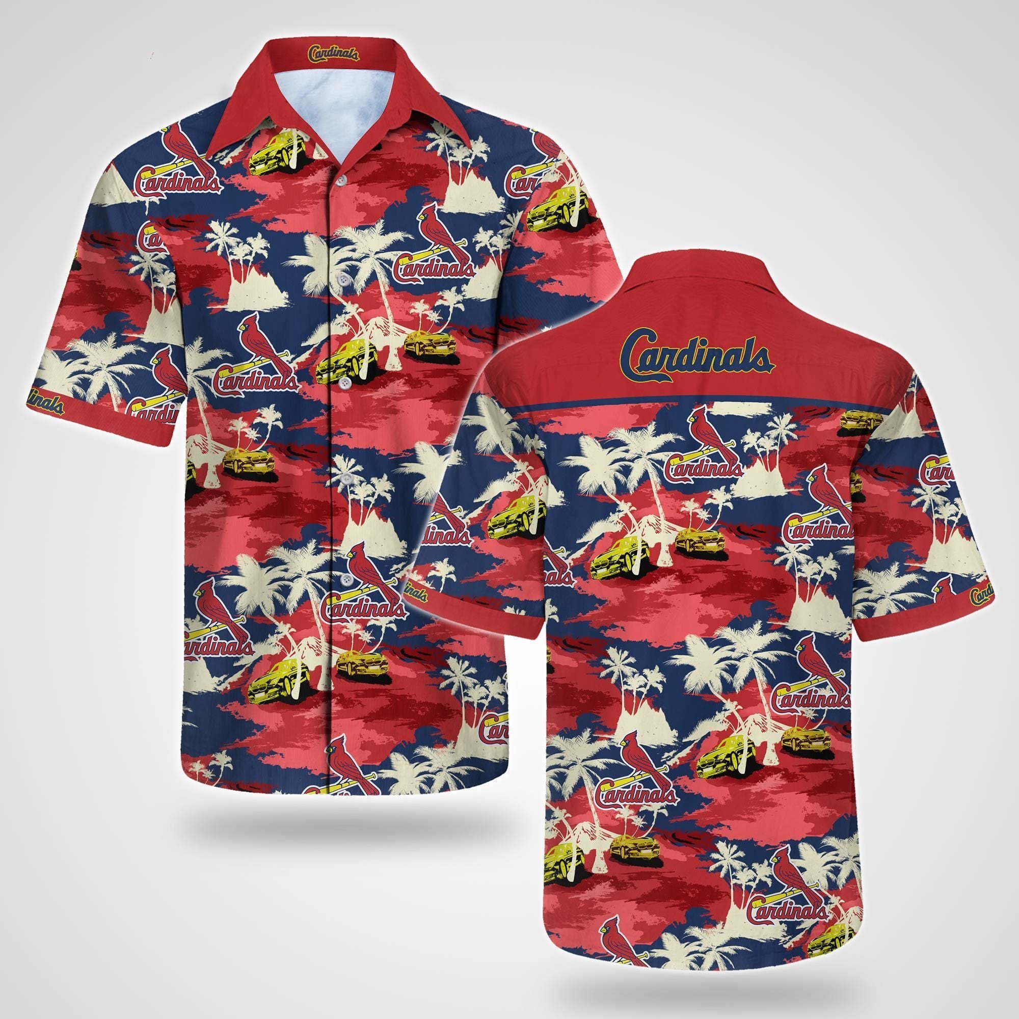 St. Louis Cardinals Hawaiian Shirt{Size}