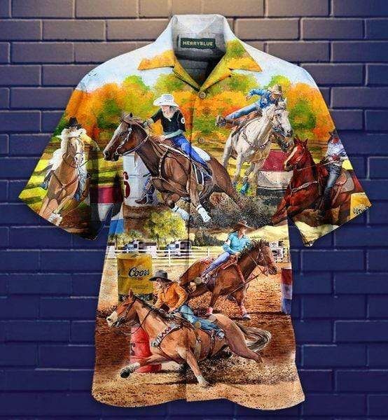 Shop Barrel Racing Ride It Like You Stole It Unisex Hawaiian Aloha Shirts{Size}