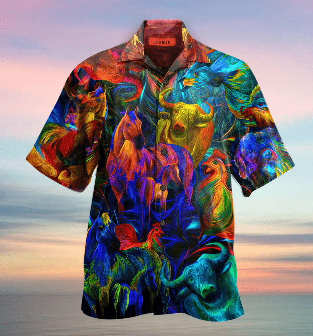 Shop Proud Farmer Hawaiian Aloha Shirts{Size}