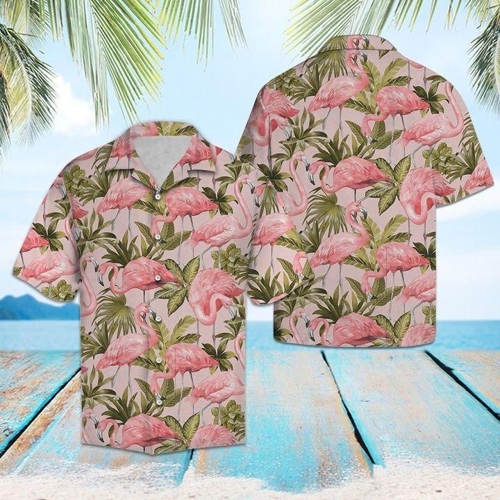 Shop Flamingo Hawaiian Shirt{Size}