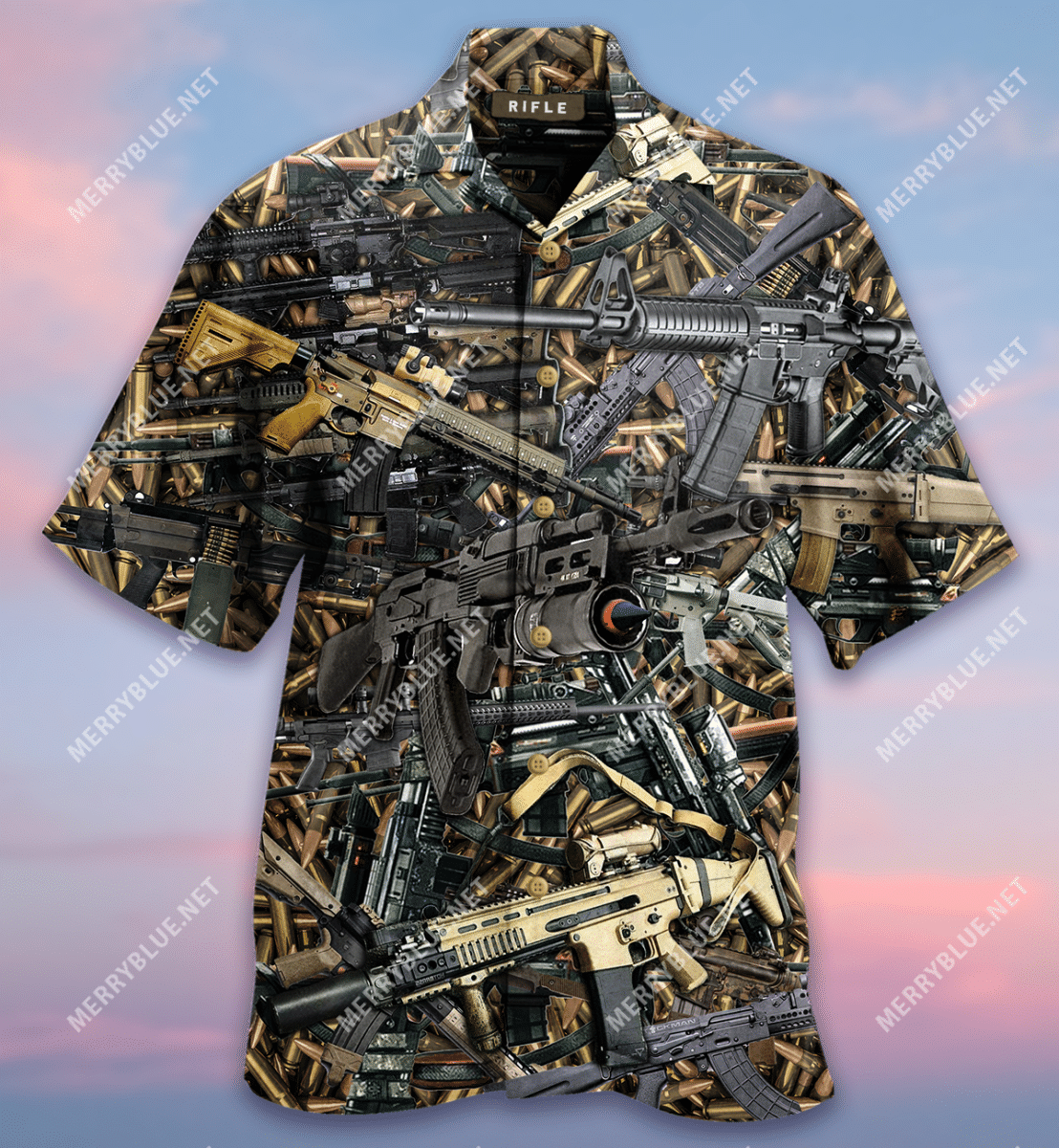 Shop The Quickest Way To A Mans Heart Is 2970 Feet Per Second Unisex Hawaiian Shirt{Size}