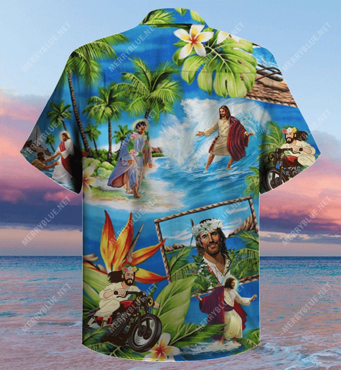 Shop Jesus Stay Cool Unisex Hawaiian Shirt{Size}