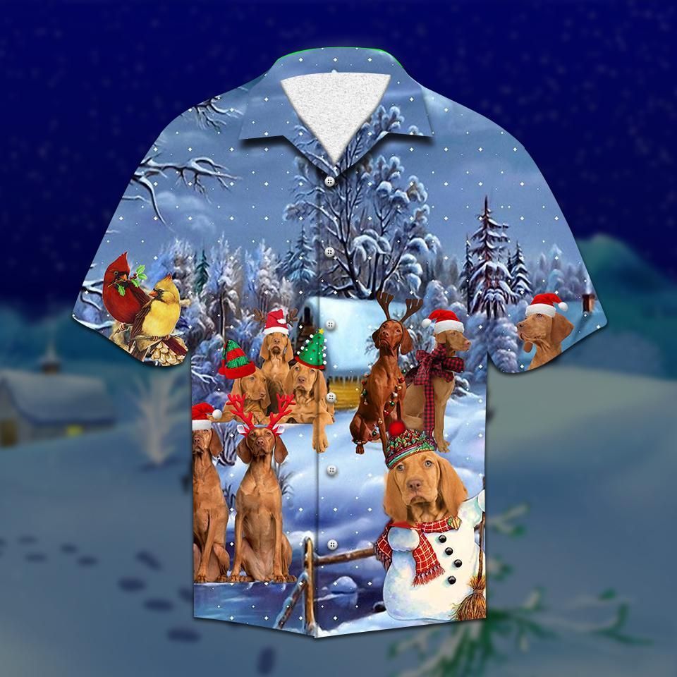 Shop Vizsla Christmas Hawaiian Shirt{Size}