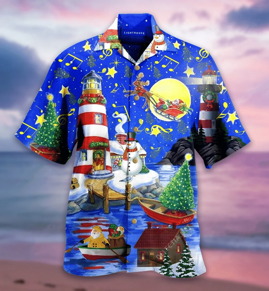 Shop Christmas Sky Hawaiian Shirt{Size}