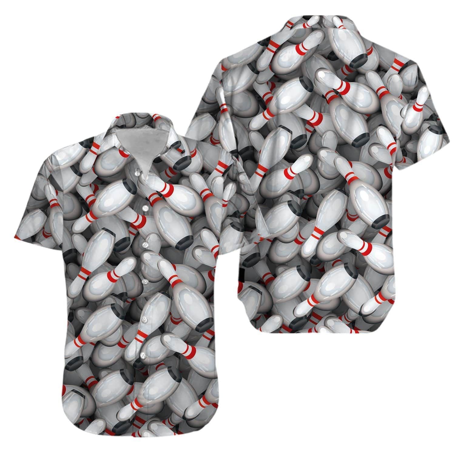 Shop Bowling Strike Hawaiian Aloha Shirts V{Size}