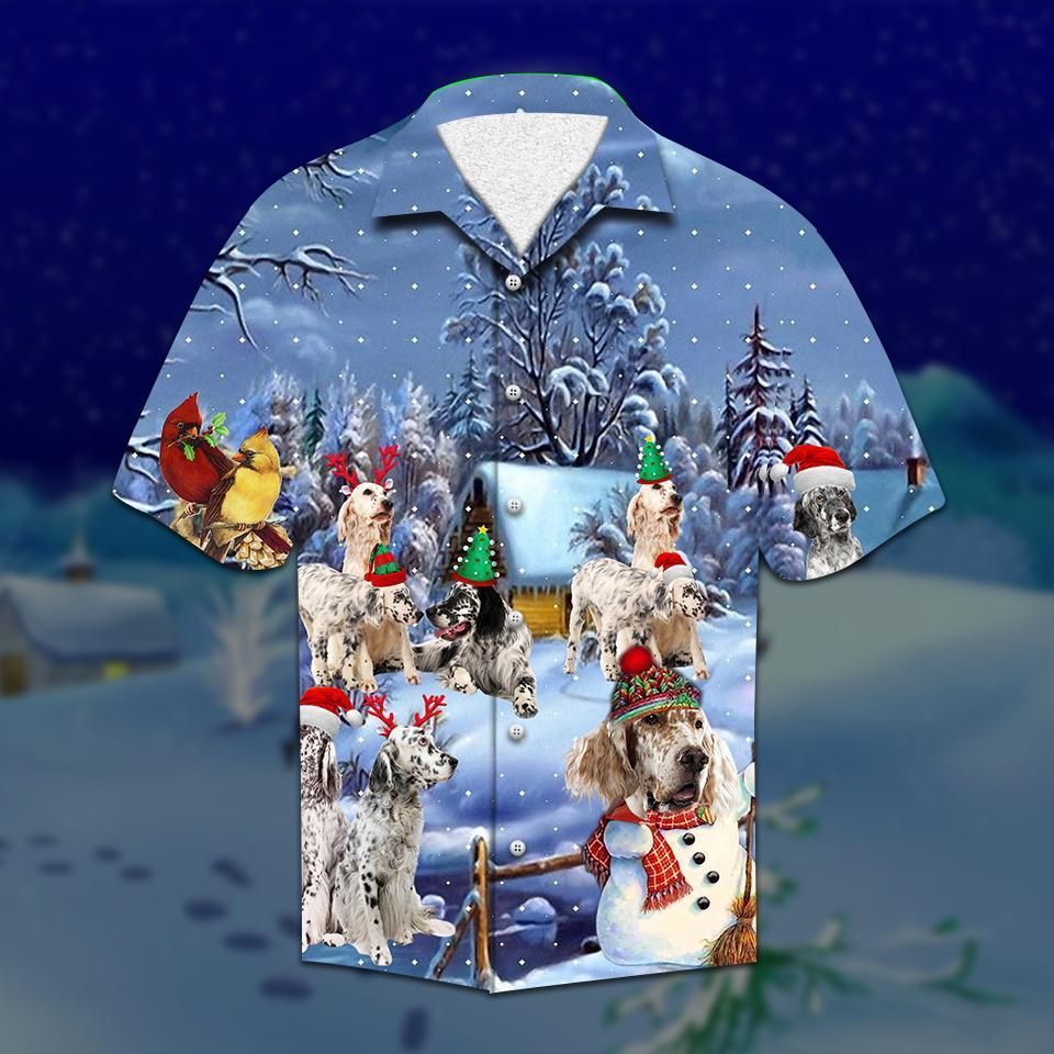 Shop Setter Christmas Hawaiian Shirt{Size}