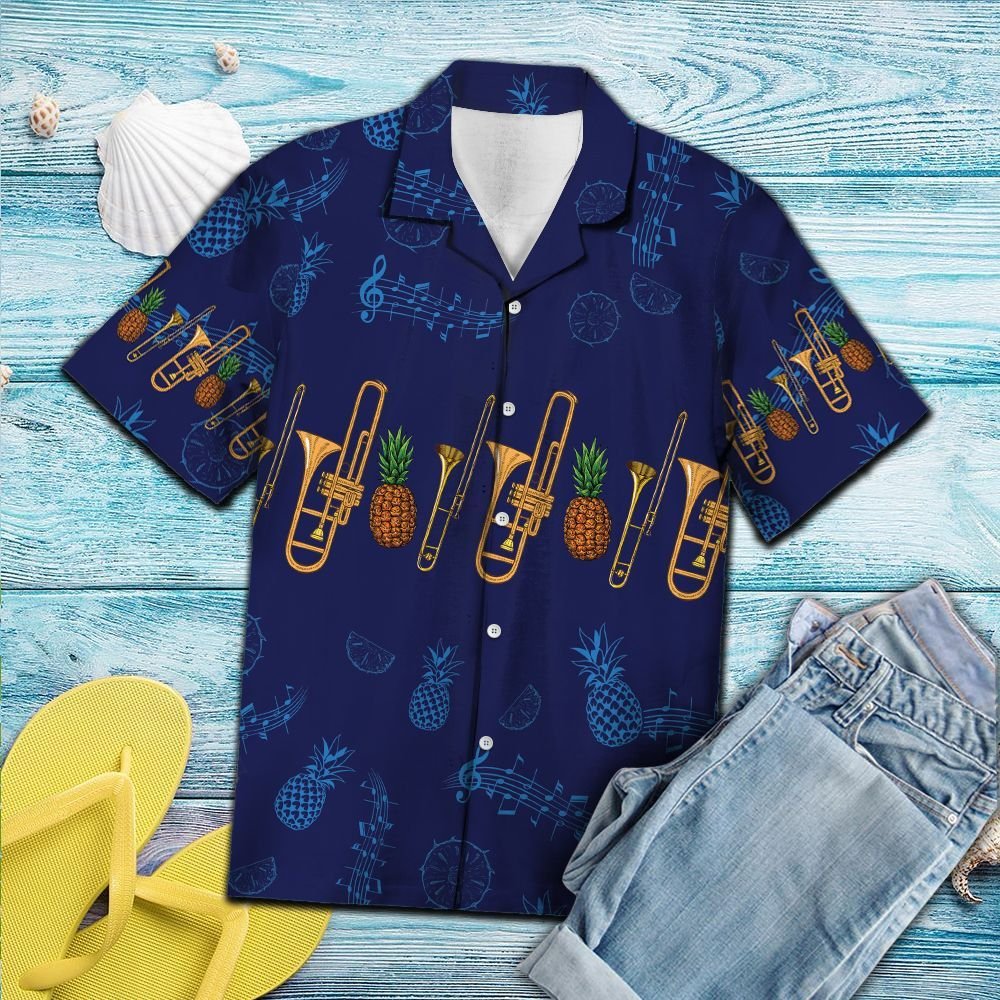 Trombone Pineapple G5803- Hawaiian Shirt{Size}