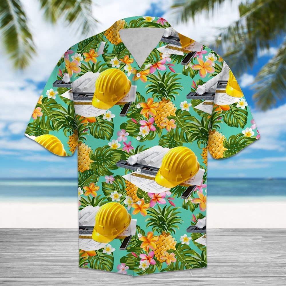 Tropical Pineapple Engineer H207009 - Hawaiian Shirt{Size}