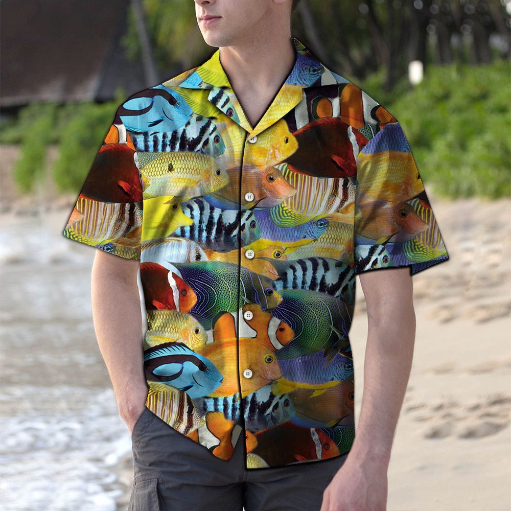 Tropical Fish Sealife G5811- Hawaiian Shirt{Size}