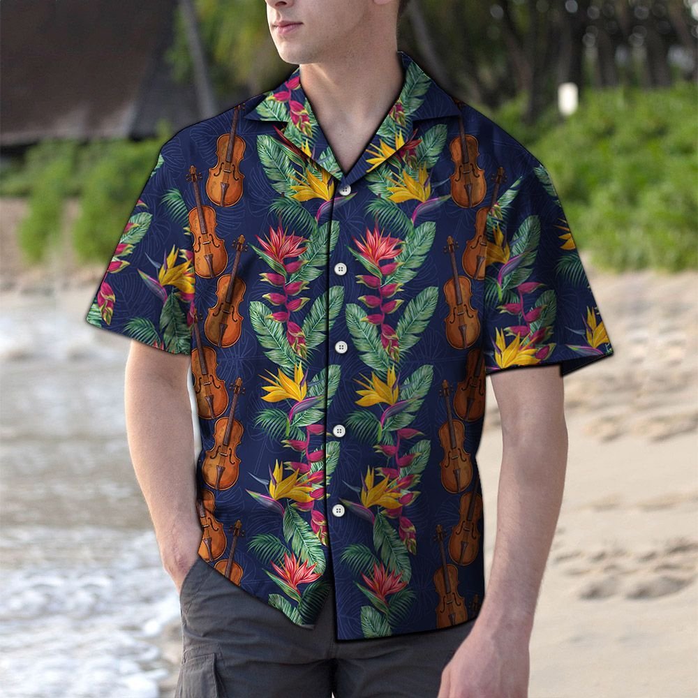 Tropical Violin H4815 - Hawaiian Shirt{Size}