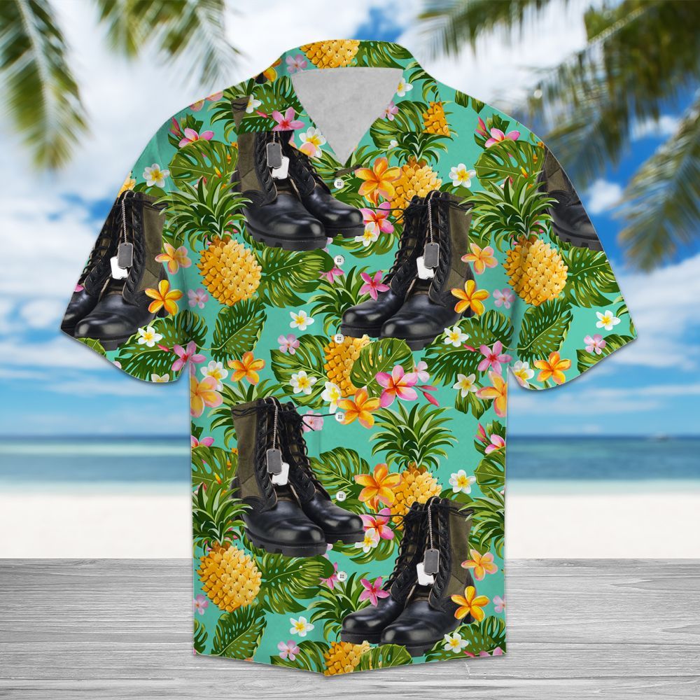 Tropical Pineapple Veterans H207010 - Hawaiian Shirt{Size}