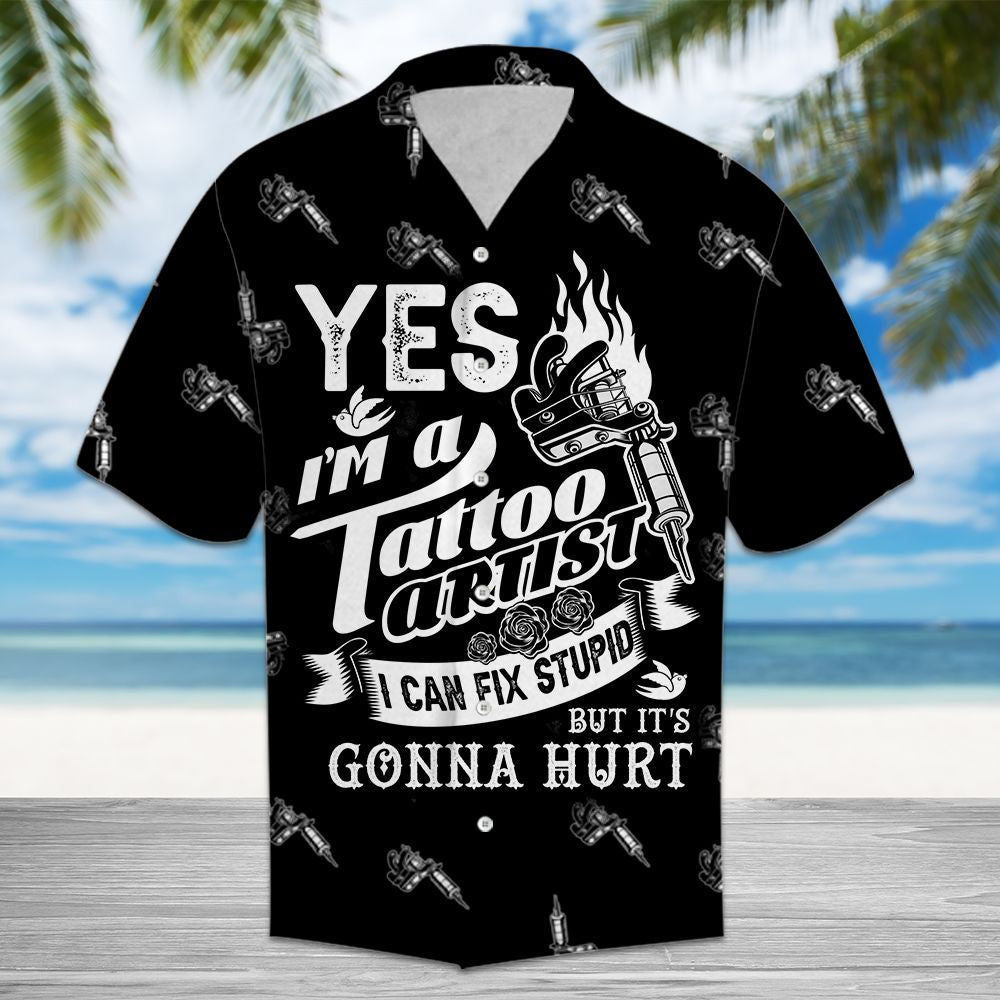 Tattoo Artist Fix Stupid H29705 - Hawaiian Shirt{Size}