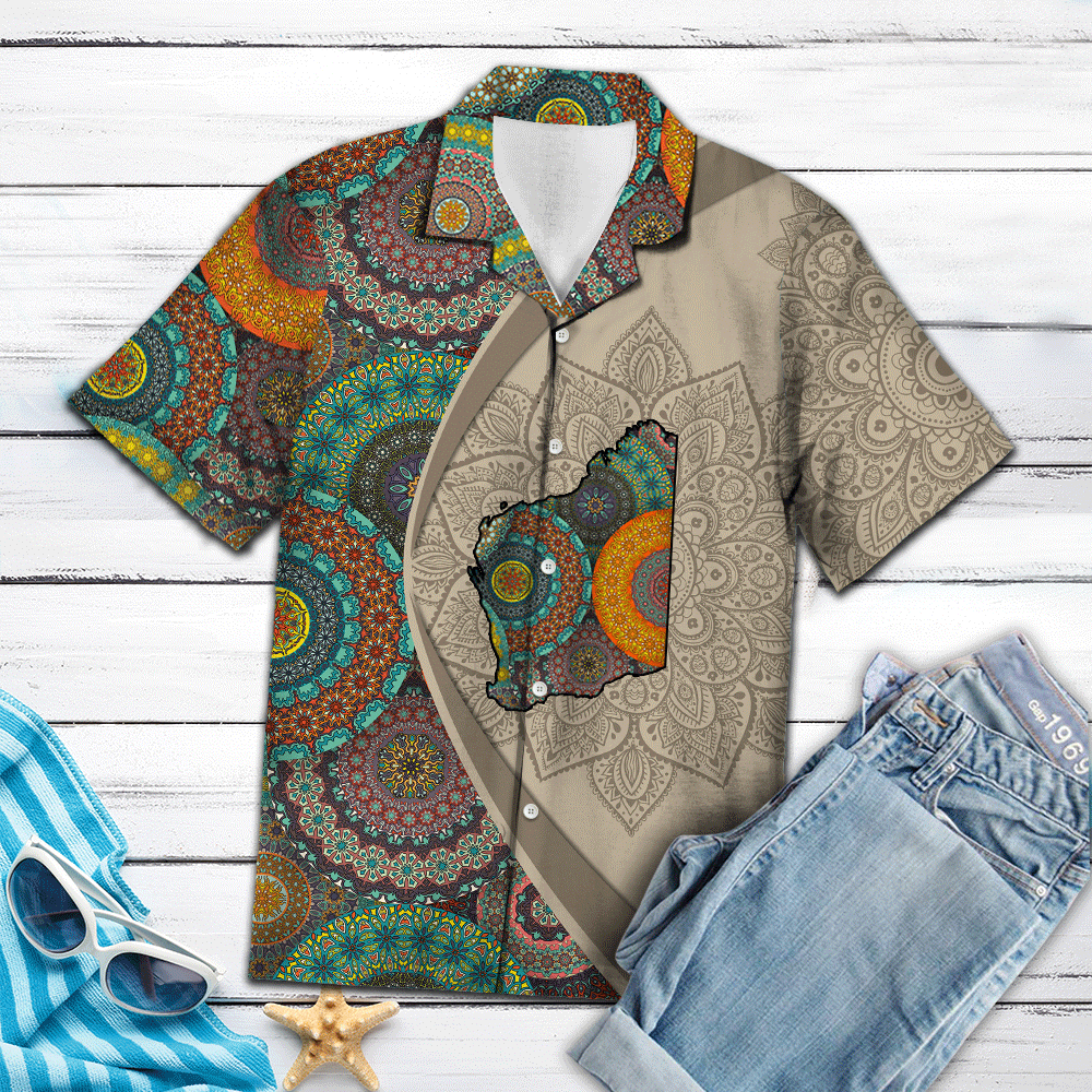 Western Australia Mandala H7922 - Hawaiian Shirt{Size}