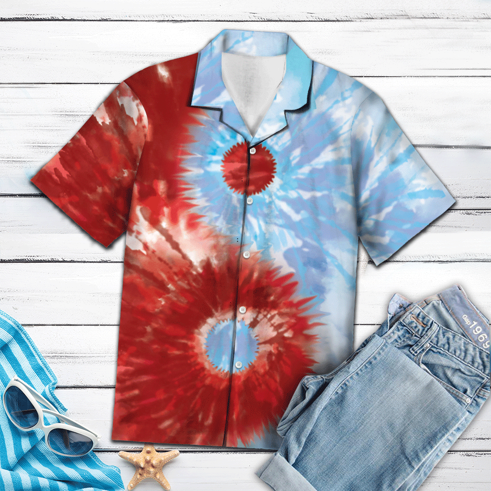 Yin Yang Tie Dye H10812 - Hawaiian Shirt{Size}