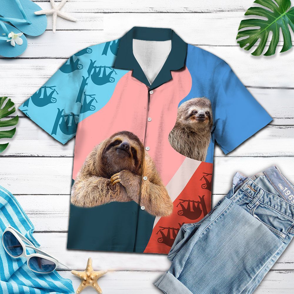 Sloth Lover H7850 - Hawaiian Shirt{Size}