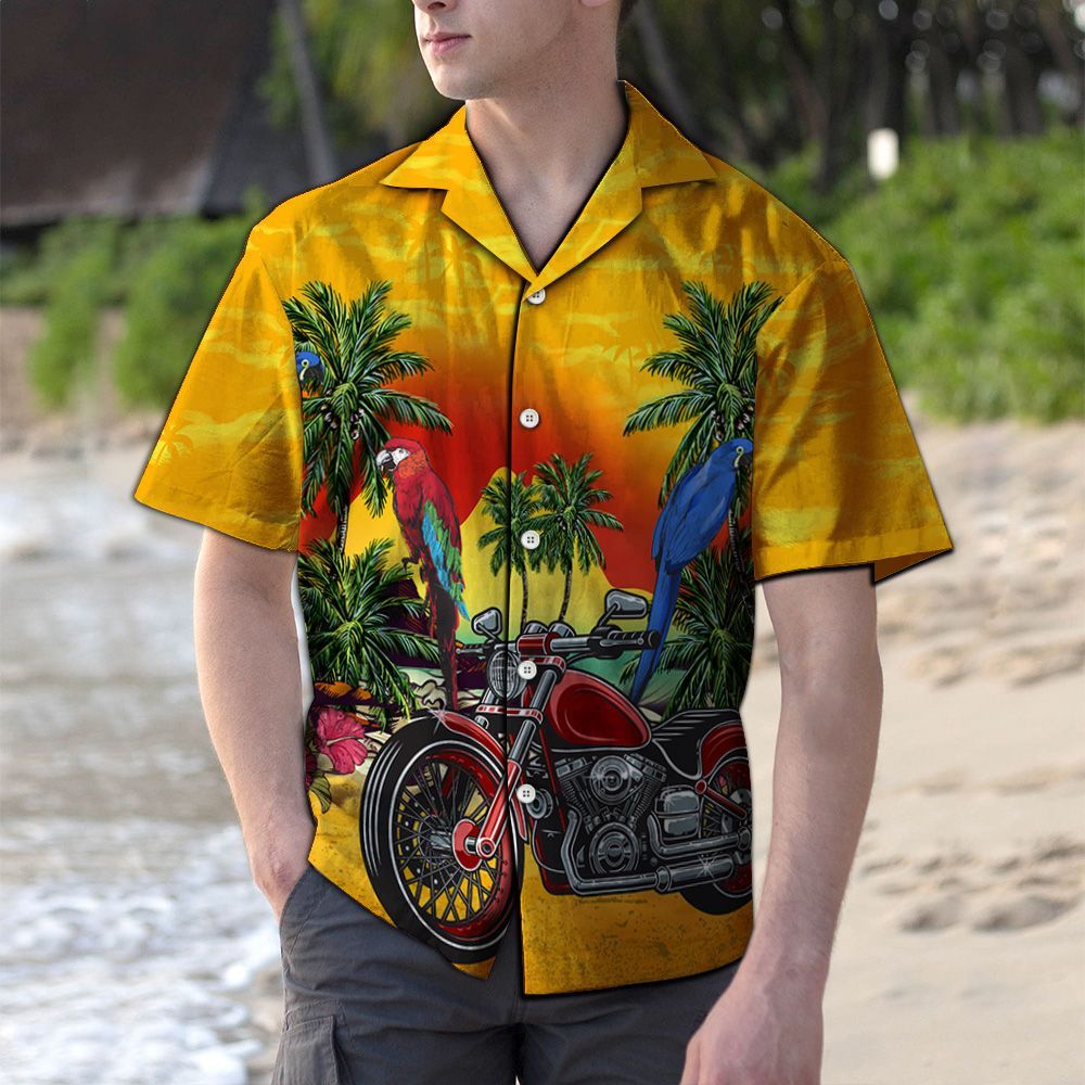 Vintage Motorcycle H28813 - Hawaiian Shirt{Size}