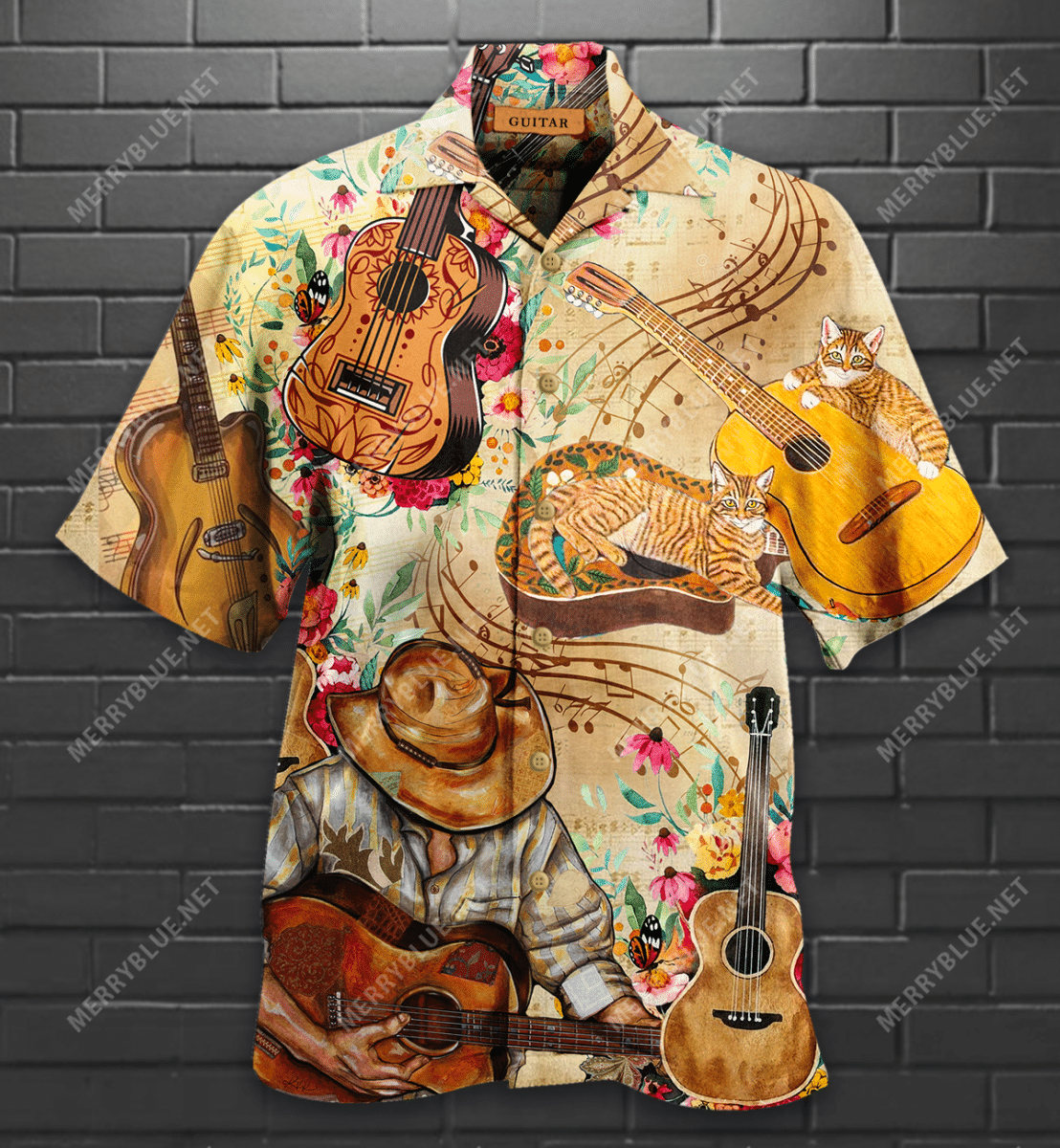 That'S What I Do I Play Guitar And I Know Things Hawaiian Aloha Shirt Hawaiian Shorts Beach Short Sleeve{Size}