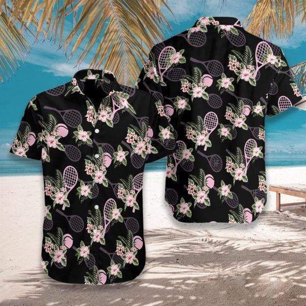 Tennis Hawaiian Aloha Aloha Shirts #V Hawaiian Shorts Beach Short Sleeve{Size}