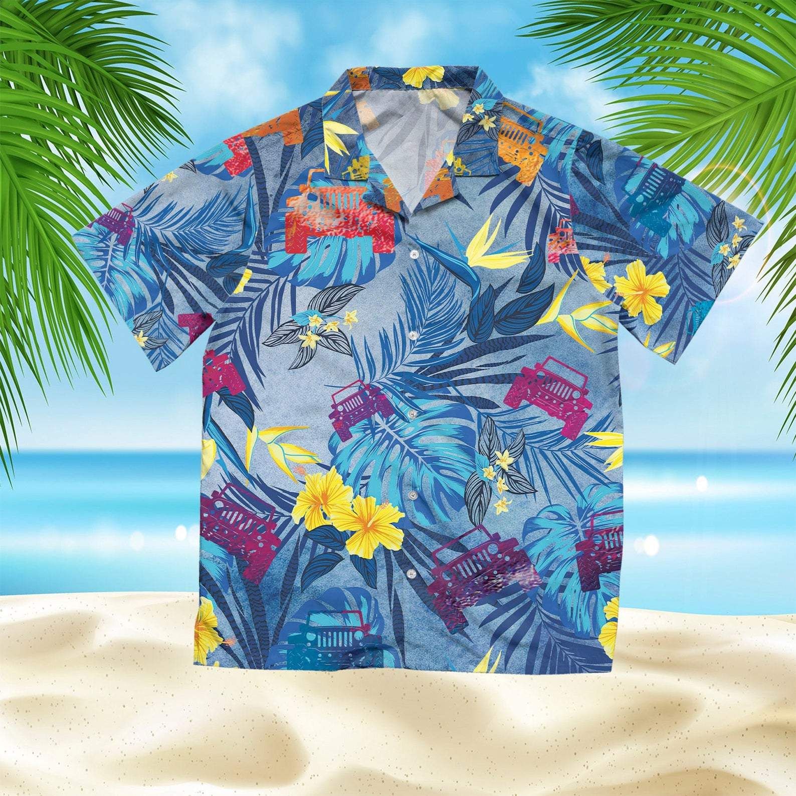 Summer Vibe Tropical Hawaiian Aloha Shirt Unisex Shorts Sleeve Colorful Hw2949 Hawaiian Shorts Beach Short Sleeve{Size}