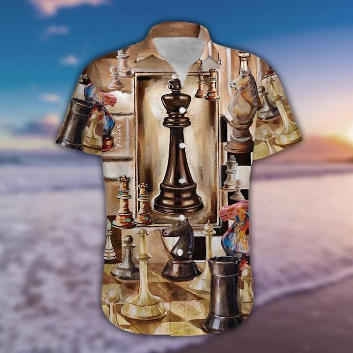 We Are All Being Played Chess Hawaiian Aloha Shirt Unisex Shorts Sleeve Colorful Hw3224 Hawaiian Shorts Beach Short Sleeve{Size}