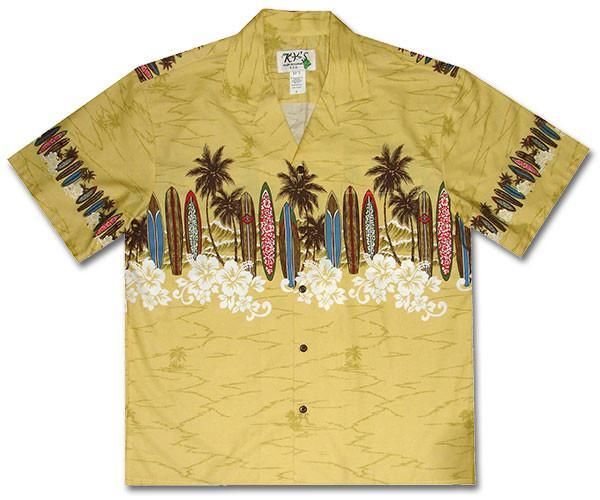 The Boardroom Yellow Hawaiian Aloha Shirt Hawaiian Shorts Beach Short Sleeve{Size}