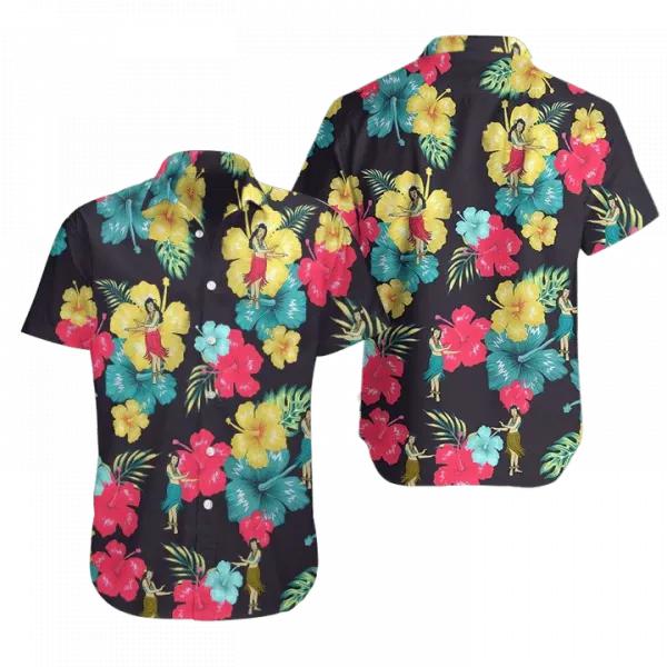 Summer Hawaiian Aloha Shirt Unisex Shorts Sleeve Colorful Hw3787 Hawaiian Shorts Beach Short Sleeve{Size}