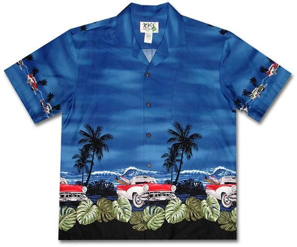 White Walls And Surfboards Blue Hawaiian Aloha Shirt Hawaiian Shorts Beach Short Sleeve{Size}