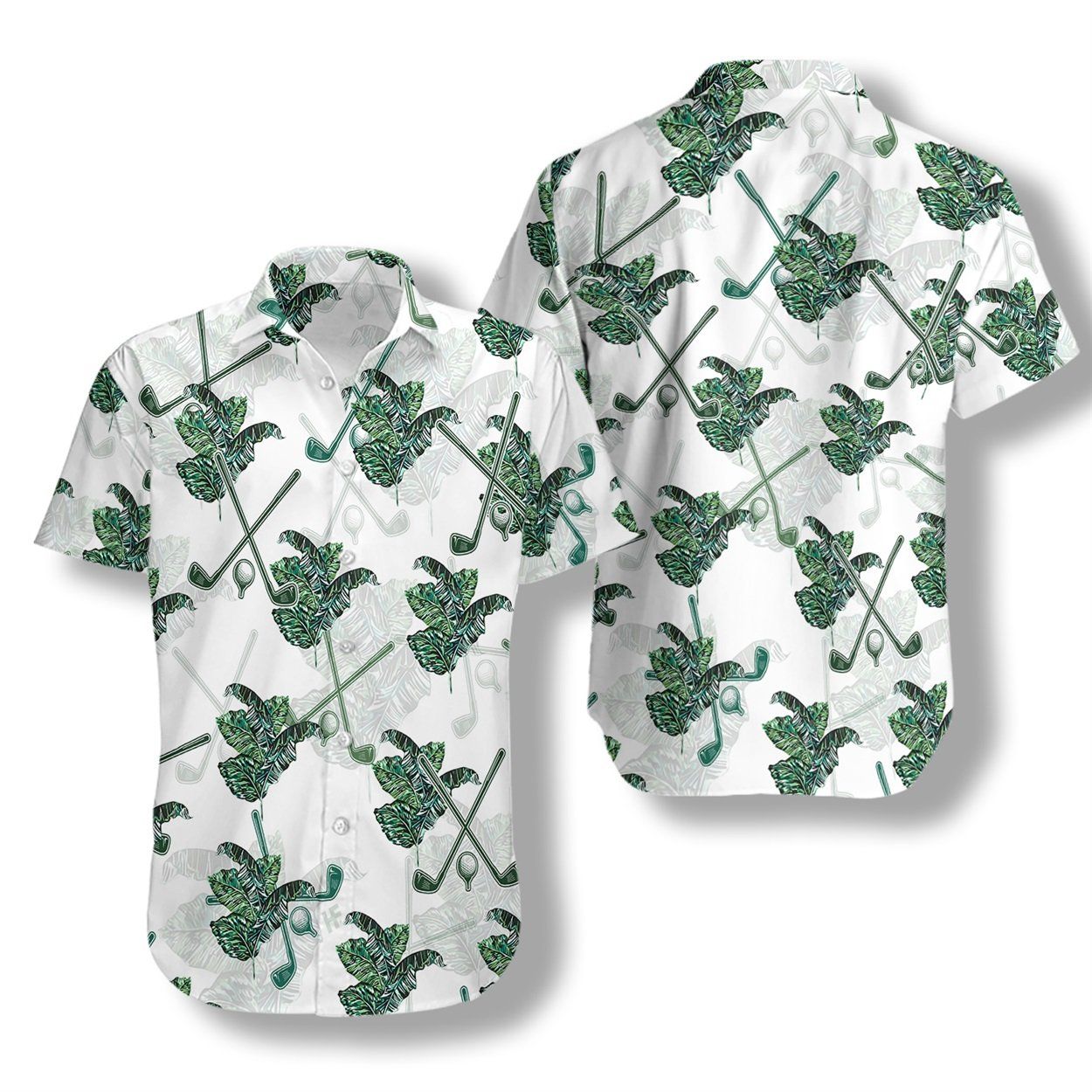 Tropical Golf 2 Ez12 0608 Hawaiian Aloha Shirt Hawaiian Shorts Beach Short Sleeve{Size}