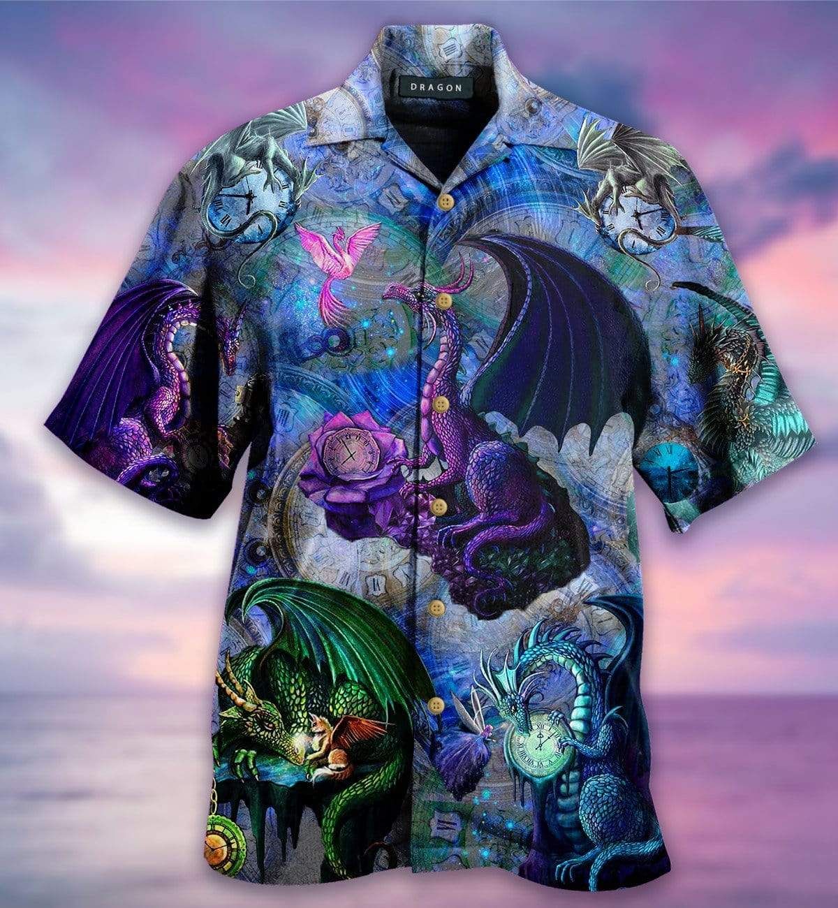 This Is The Time To Be A Dragon Hawaiian Aloha Shirt Unisex Shorts Sleeve Colorful Hw3235 Hawaiian Shorts Beach Short Sleeve{Size}