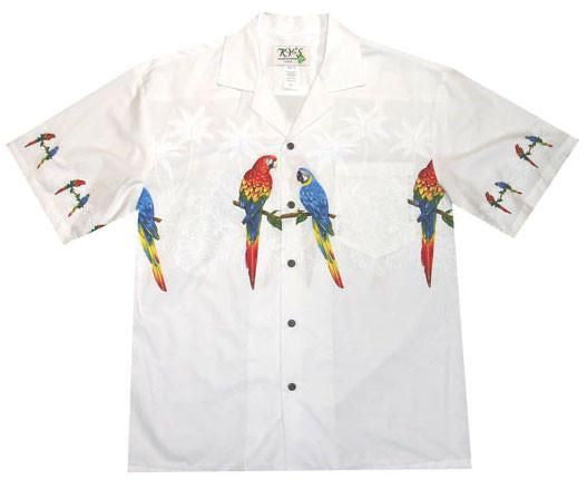 The Breakup White Hawaiian Aloha Shirt Hawaiian Shorts Beach Short Sleeve{Size}