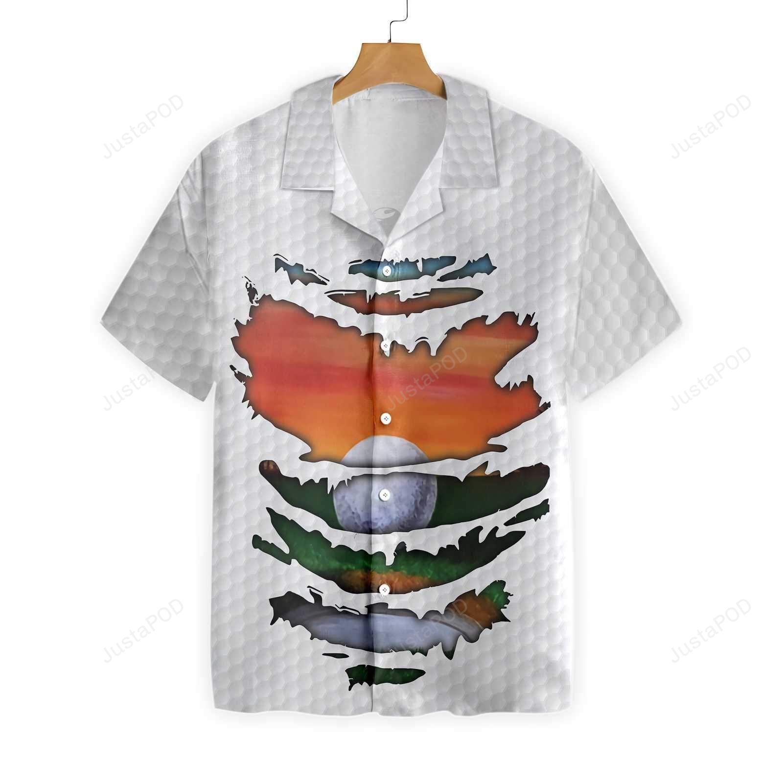 Tattered Golf Shirt Ez14 0302 Hawaiian Shirt{Size}