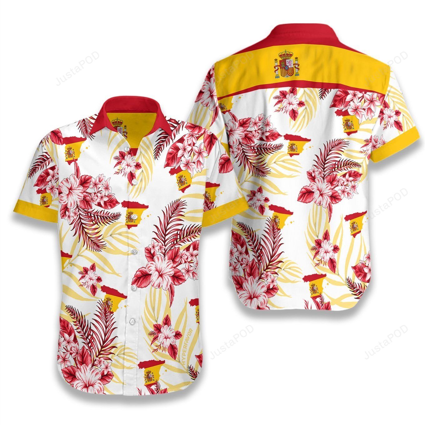 Spain Ez05 1007 Hawaiian Shirt{Size}